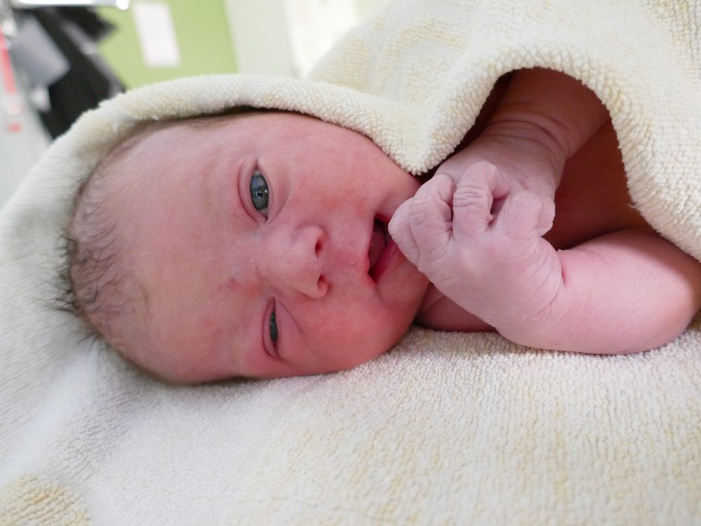 Neugeborenes Emil Herzberg